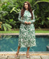 Long Sleeve High Neck Midi Dress